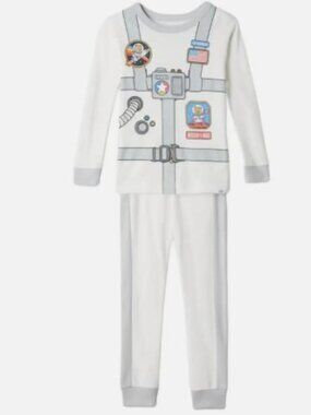 NWT Baby Gap Boys Organic Cotton Astronaut Costume Pajama Set Size 18-24 Months